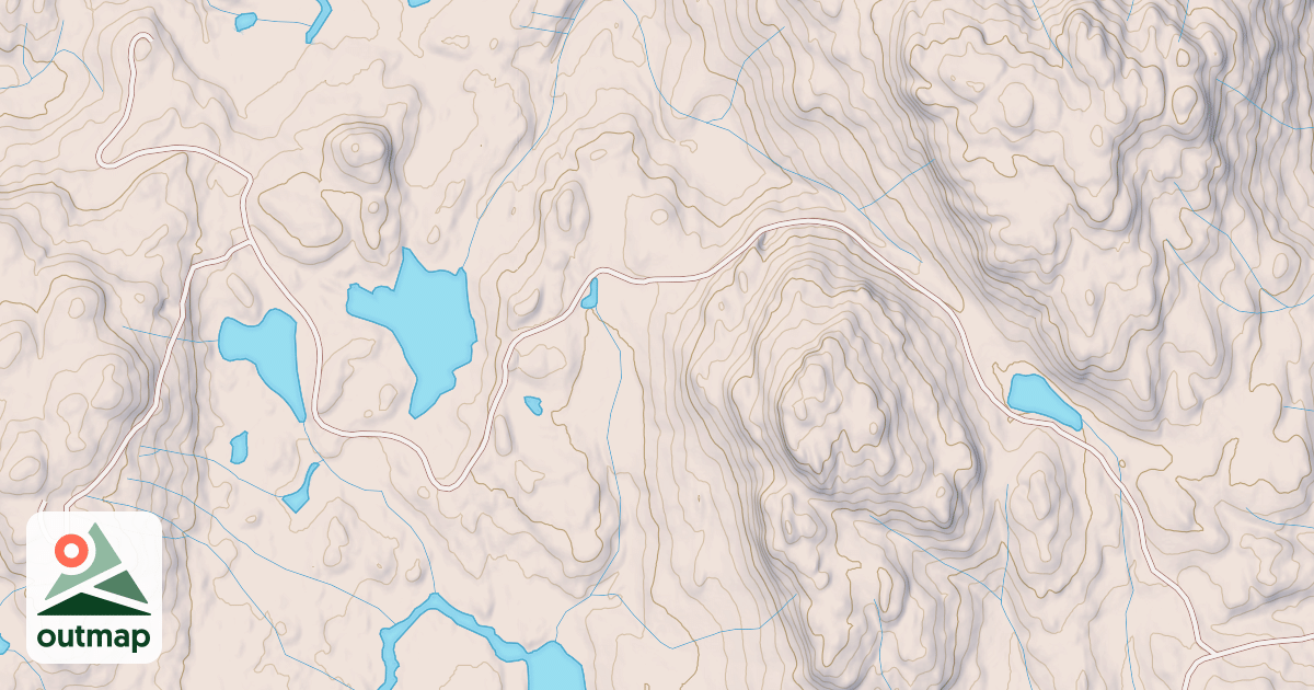 Map of LOG JAM RIDGE