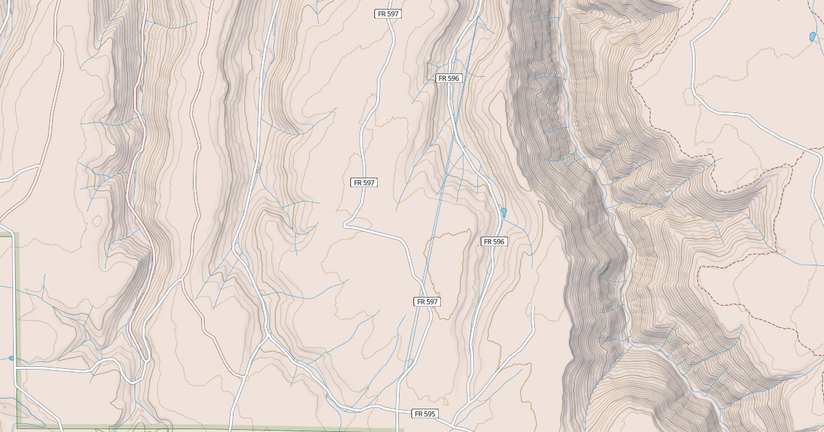 Map preview of EAST MCKEE DIVIDE