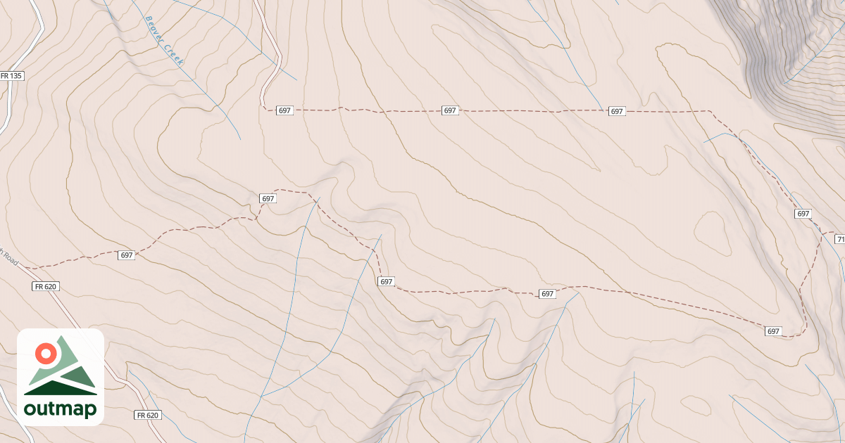 Map of Baldy Loop