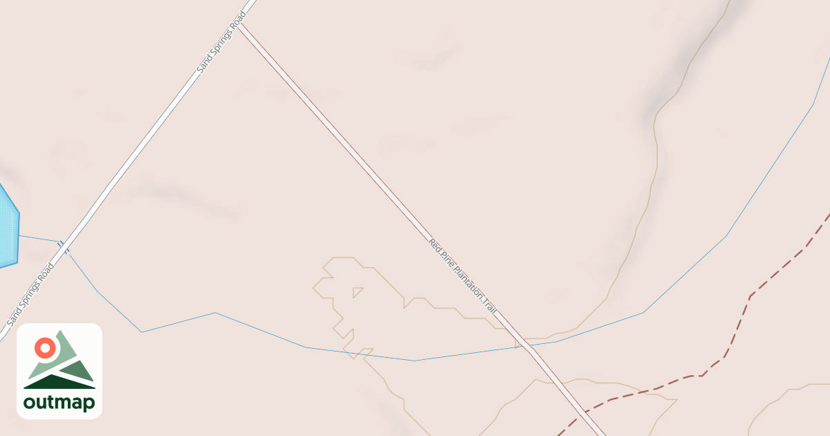 Map of Pinchot State Forest - Thornhurst Snowmobile Trails