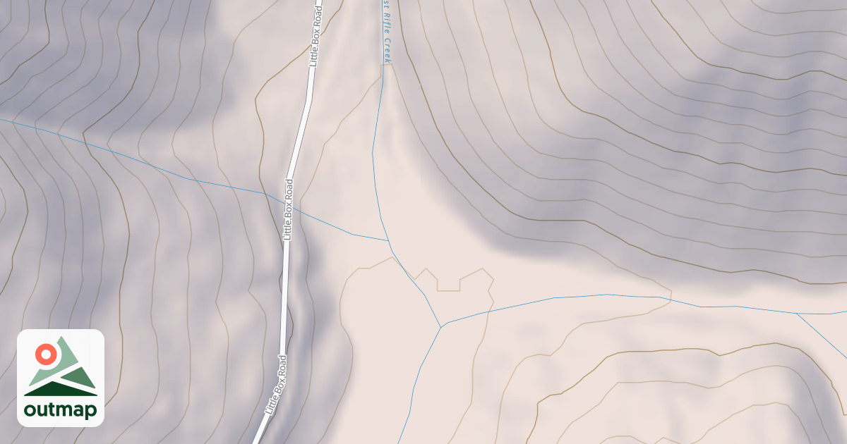 Map of BEAVER POND SPUR