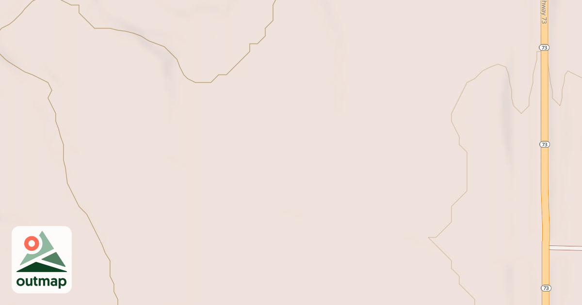 Map of (FDR) HIGHWAY 73 DAM RD.