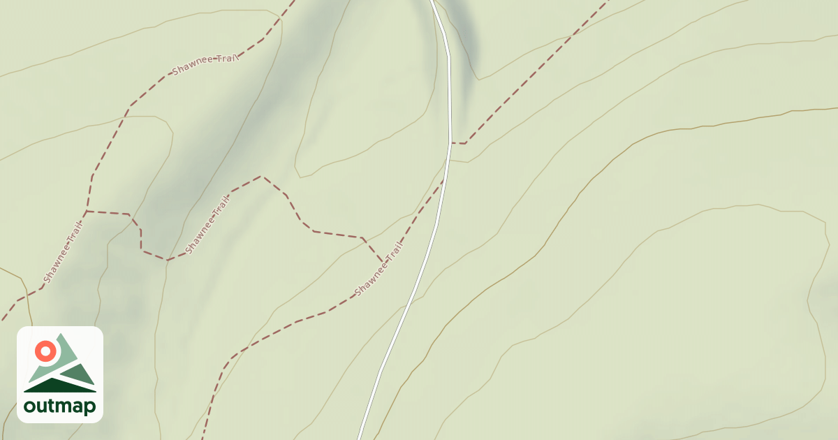 Map of Shawnee State Park Trails