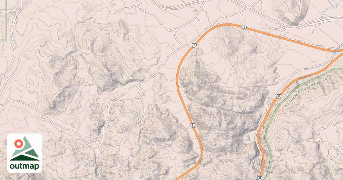 Map of BLM National GTLF Public Motorized Roads 265cf831-c588-4313-8594-304a9860199f