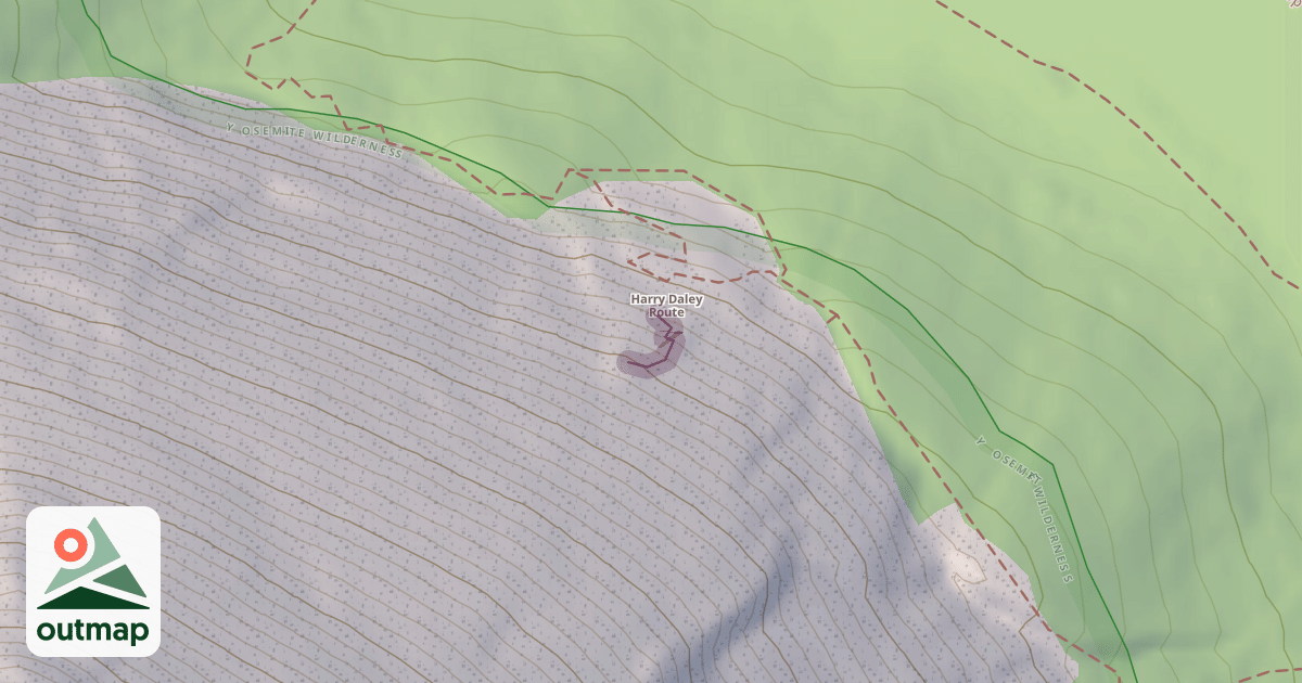 Map of Chouinard Crack