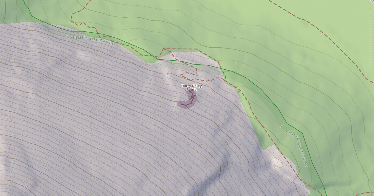 Map preview of Chouinard Crack