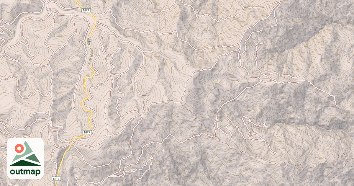 Map of SOUTH SHEPHARD RIDGE