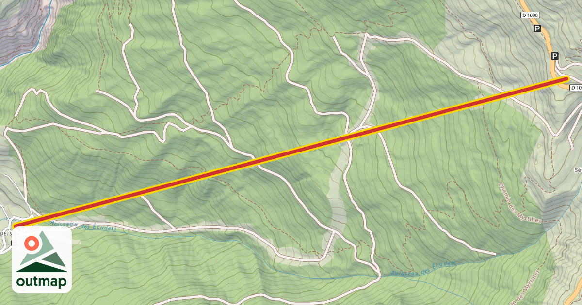 Map of Écudets