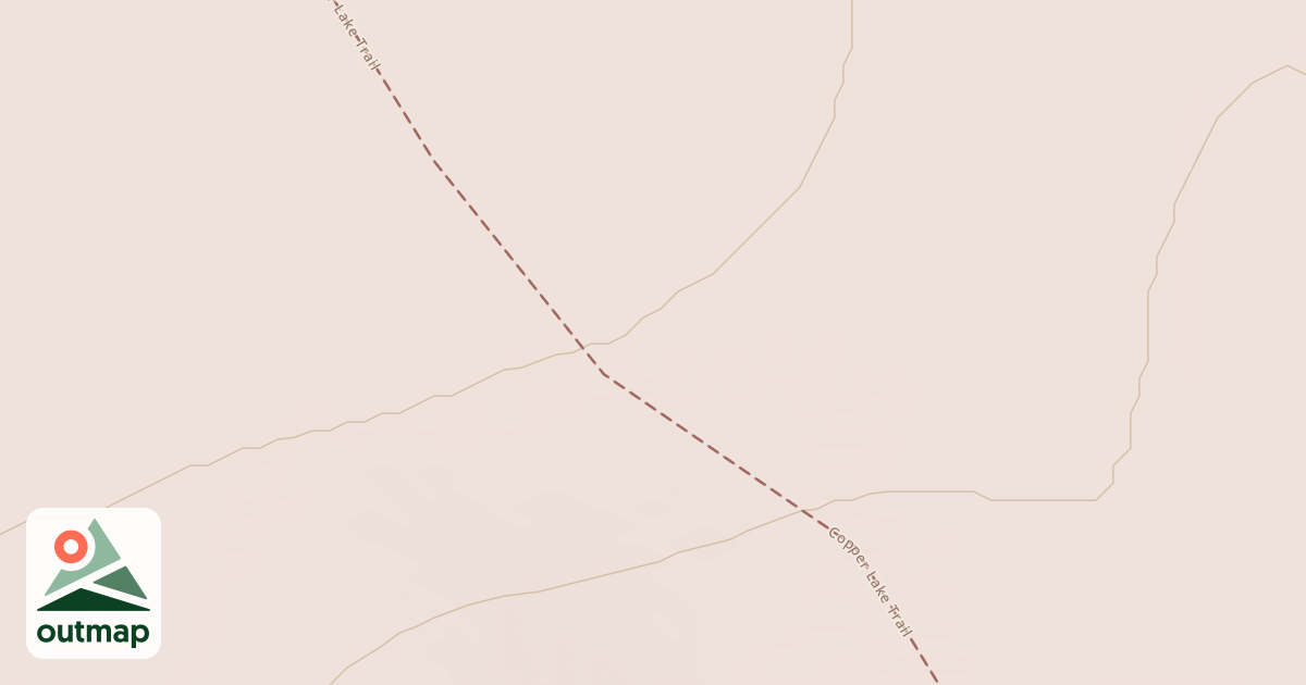 Map of Copper Lake Trail