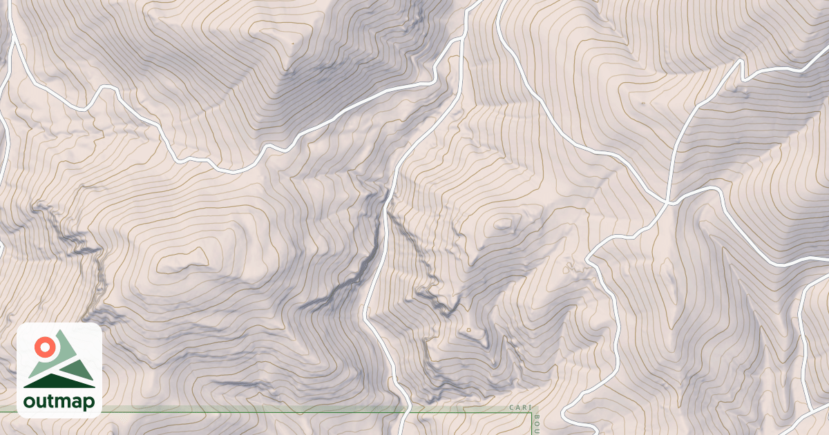 Map of DEADMAN CANYON