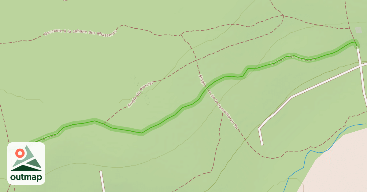Map of La Trace des Chasseurs