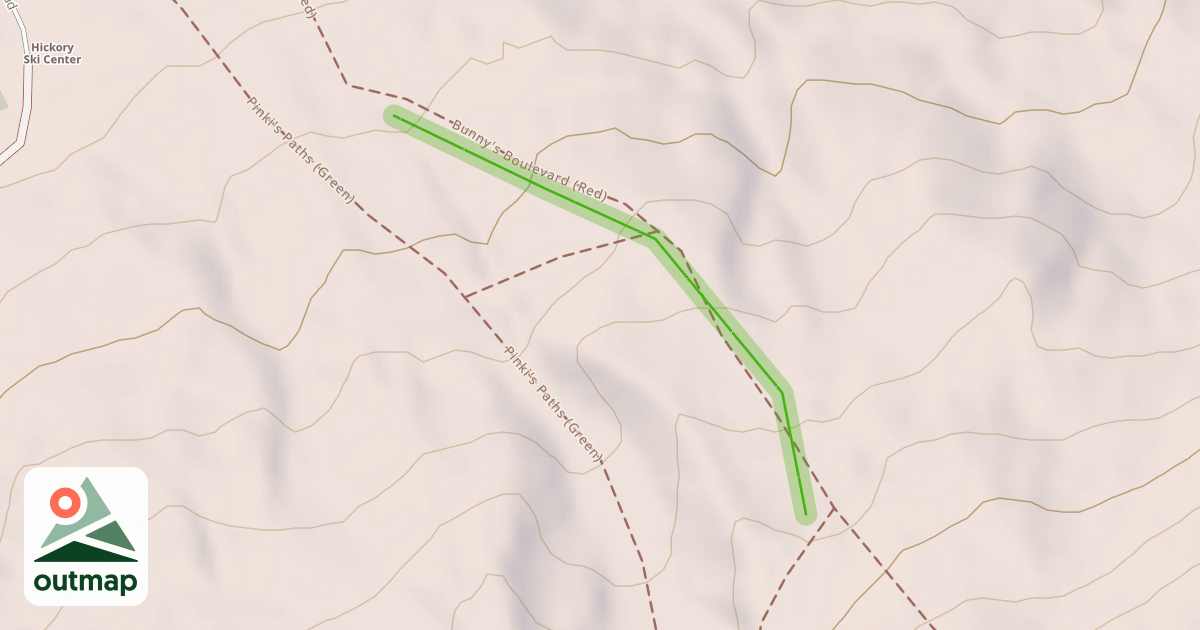 Map of Snow Shoe Glade