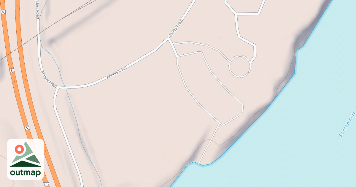 Map of ANTLERS RIGHT PARK