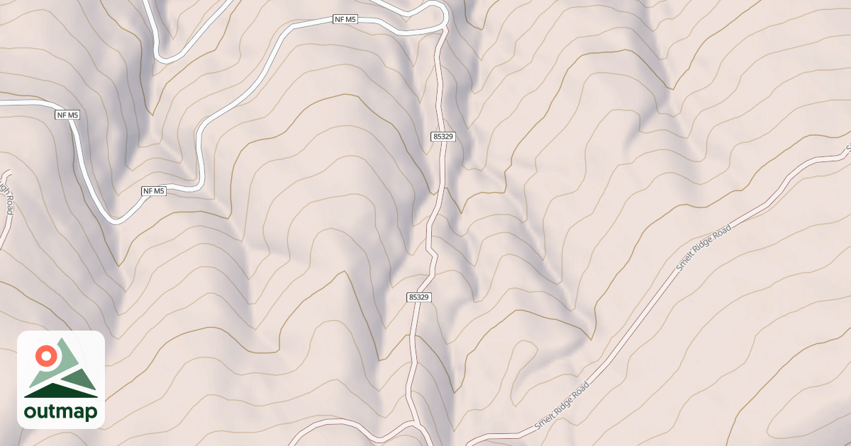 Map of HORNET TROUGH