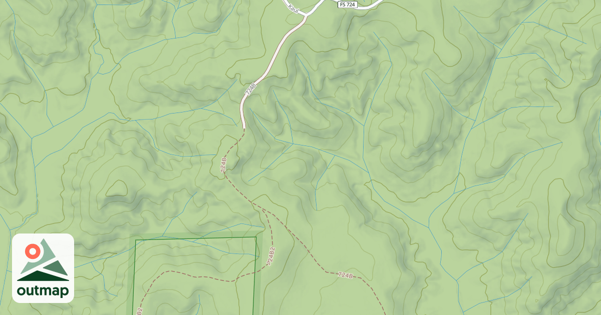 Map of KIRKLEY BRANCH (T)