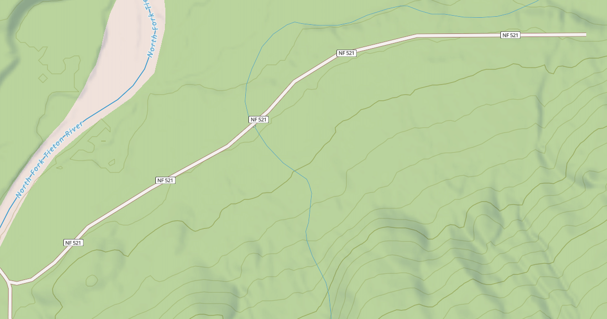 Map preview of USFS National Forest System Roads {657C5004-1570-448B-8D51-D7F2365F31CF}