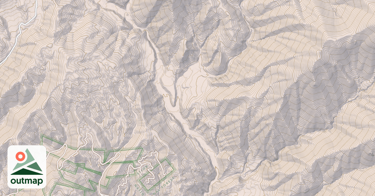 Map of Elk Creek
