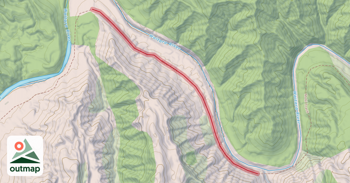 Map of Moki Track
