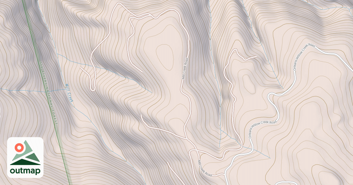 Map of MILL CREEK