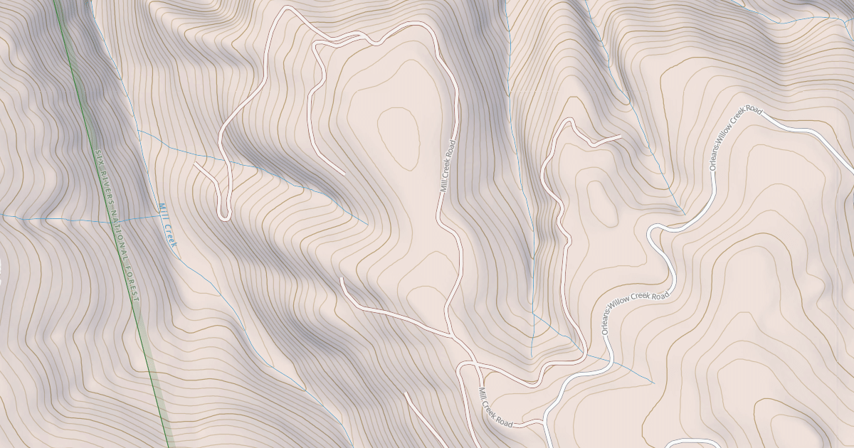 Map preview of MILL CREEK