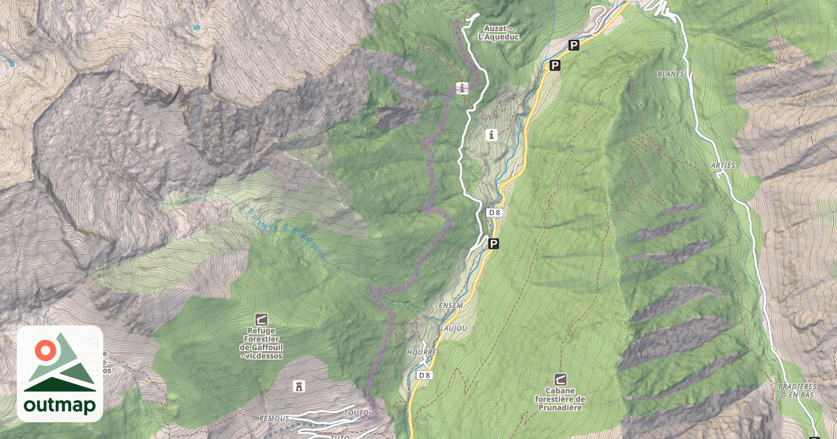 Map of Ancien Aqueduc