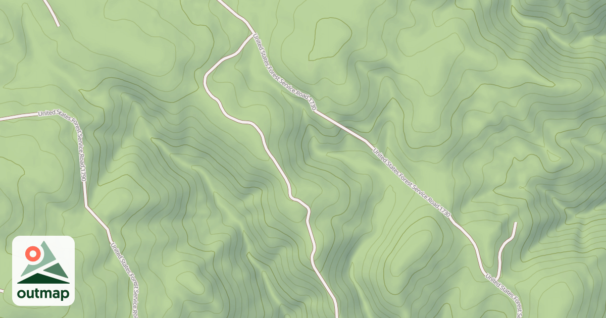 Map of USFS National Forest System Roads {4B995D2B-905D-4AF2-9E44-A7556A2B46F2}