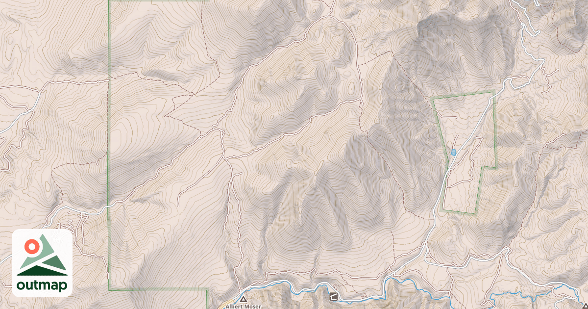 Map of THORNE SPRING