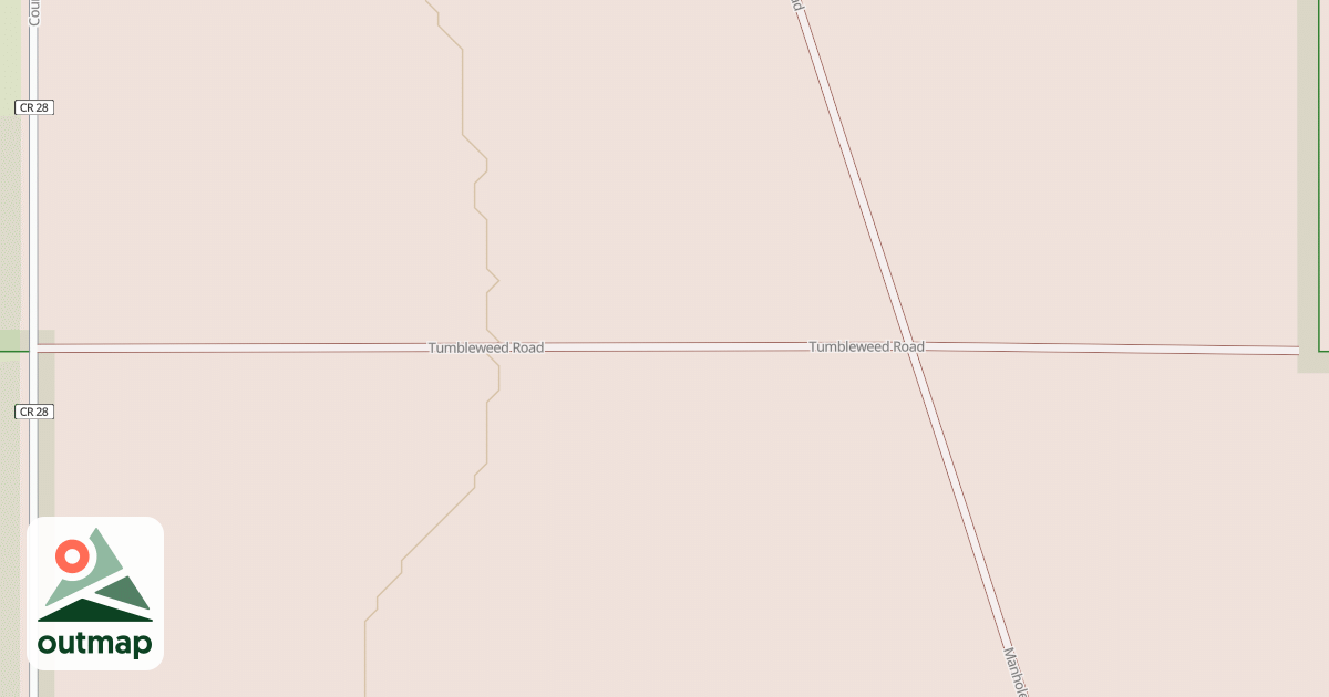 Map of TUMBLEWEED