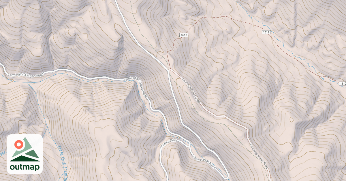 Map of Gwt Francis Peak To Morgan Co.