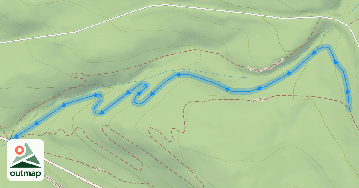 Map of Les Cèdres