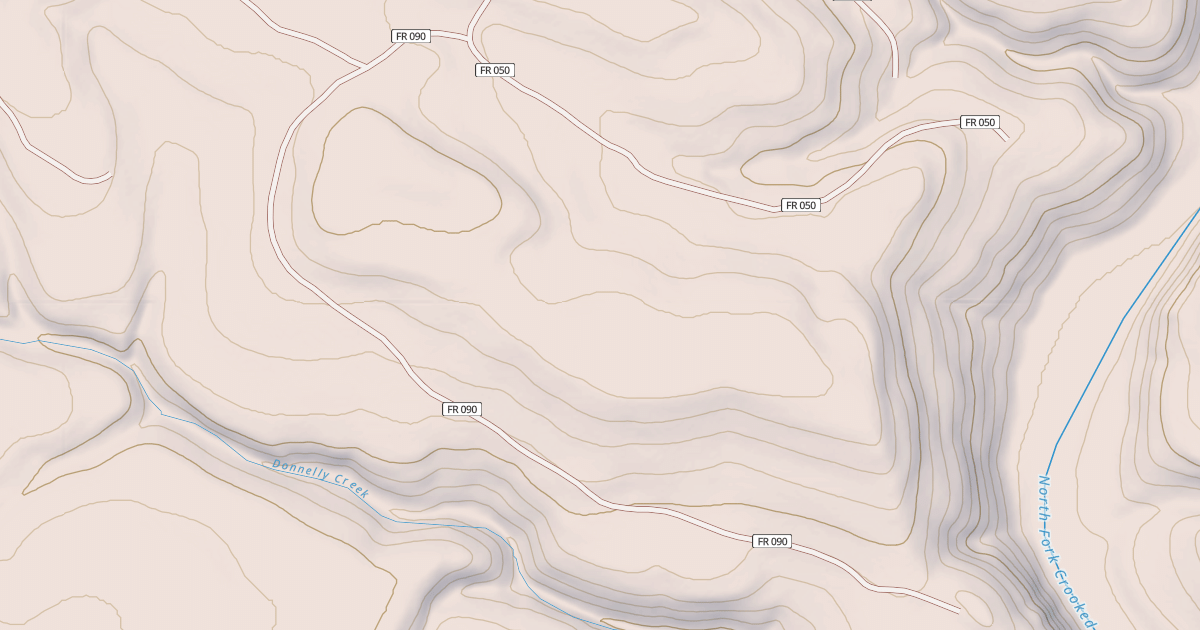 Map preview of USFS Motor Vehicle Use Map Roads {6ADA0163-0B56-439F-ABDA-08EC634B903E}