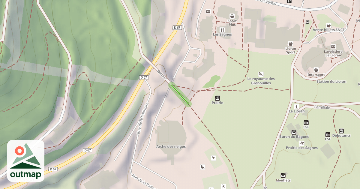 Map of Retour