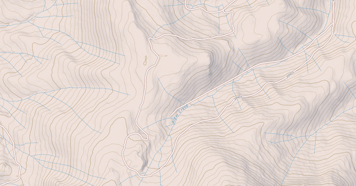 Map preview of ALDER SPUR