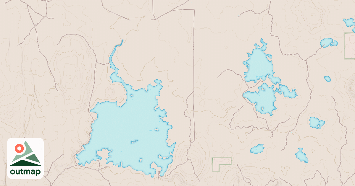 Map of BIG SAGE RESERVOIR