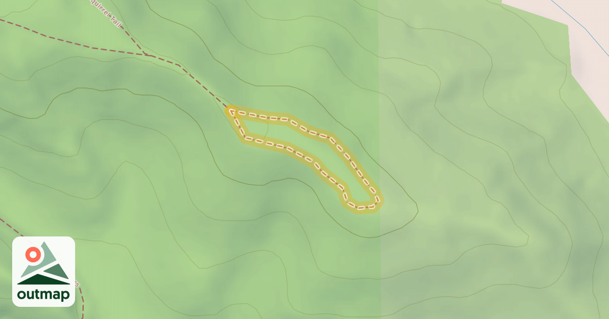 Map of South Squirrel Tail