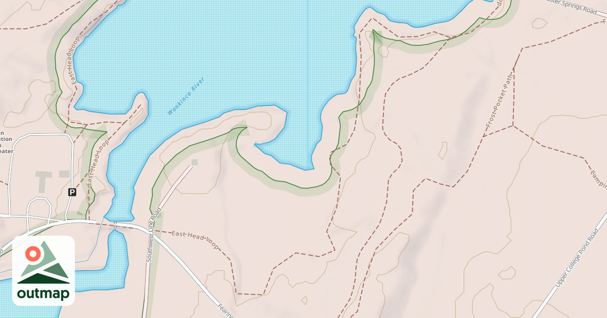 Map of Easthead Reservoir Trail