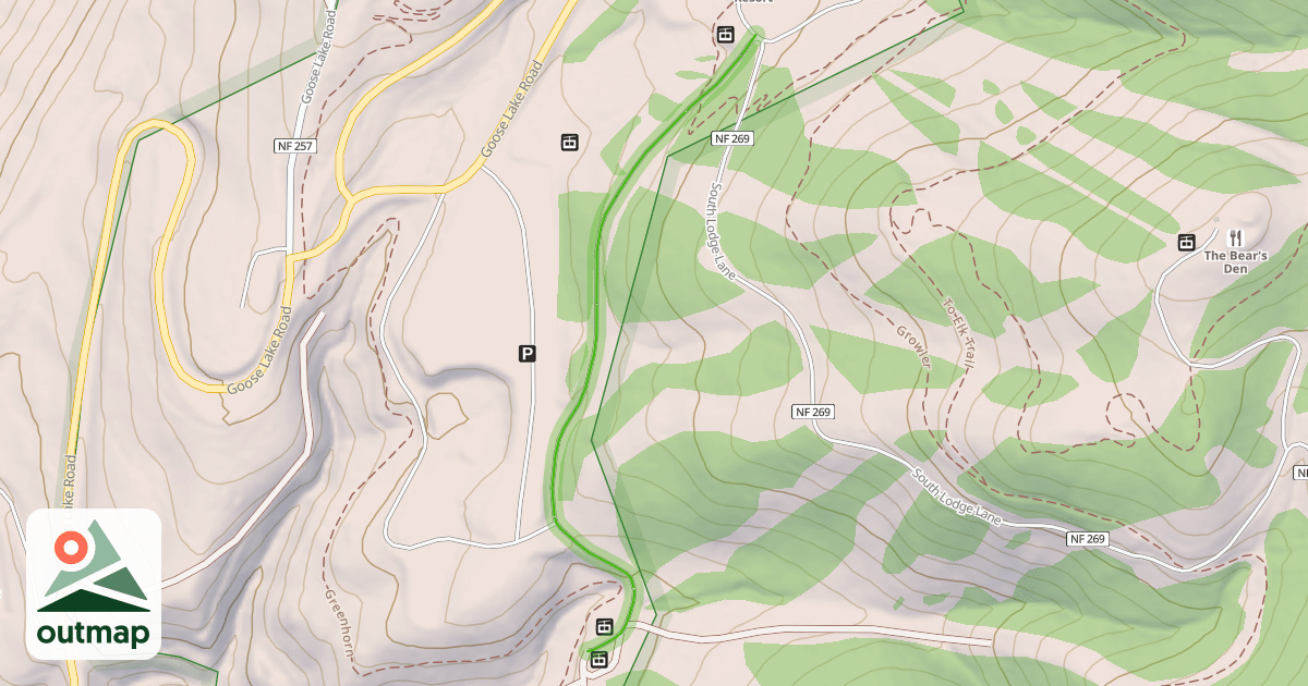 Map of Centennial Lane