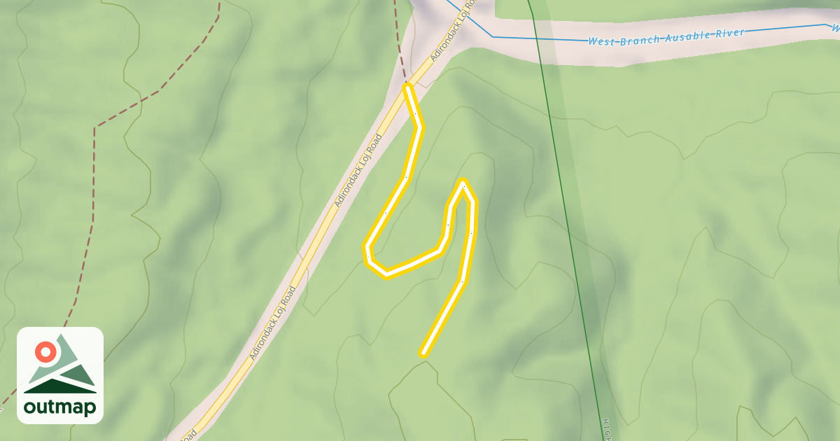 Map of Northwoods Loop