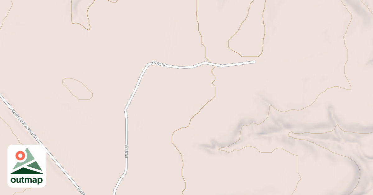 Map of USFS Motor Vehicle Use Map Roads {C0A99FB6-CB30-46DD-B9FE-F03142872DE6}