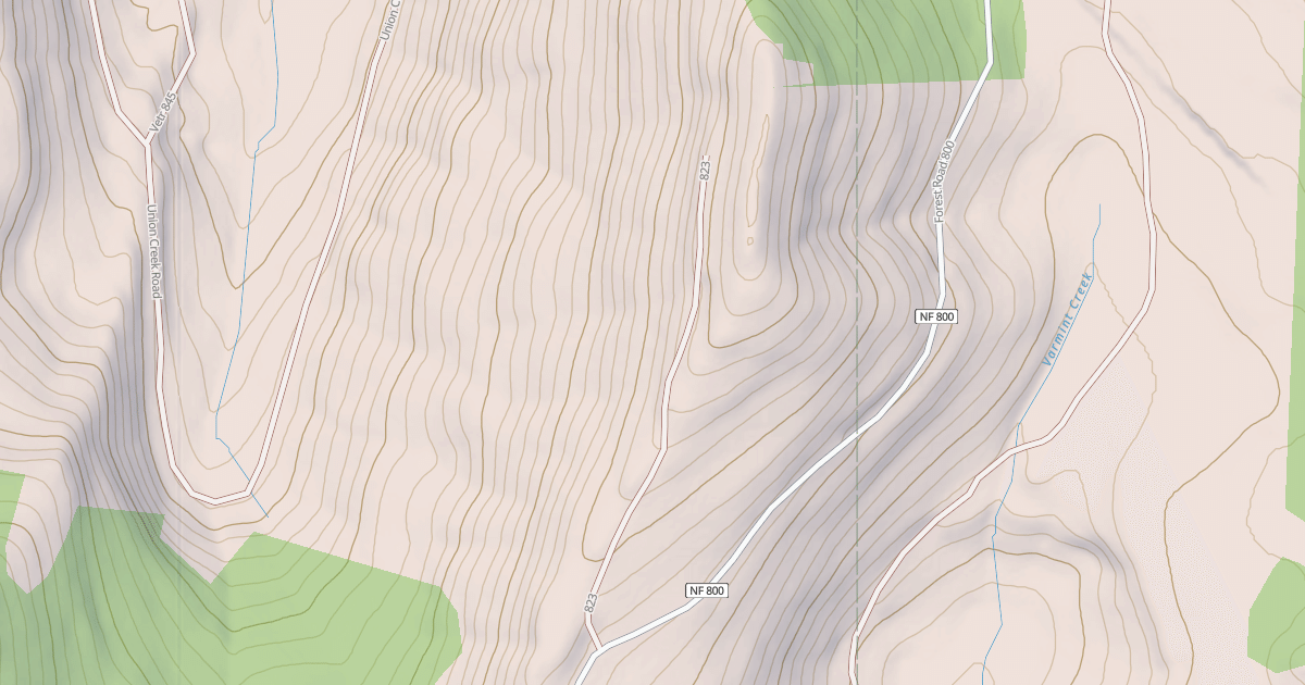 Map preview of USFS Motor Vehicle Use Map Roads {01DDF00F-EFD7-4833-A05D-BF3A563F7A19}