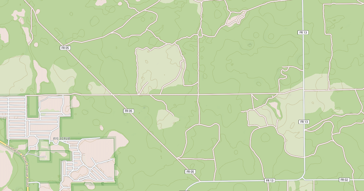 Map preview of USFS Motor Vehicle Use Map Roads {2F3AB3D1-2F85-4F2E-A71A-14D5BD8A19DD}