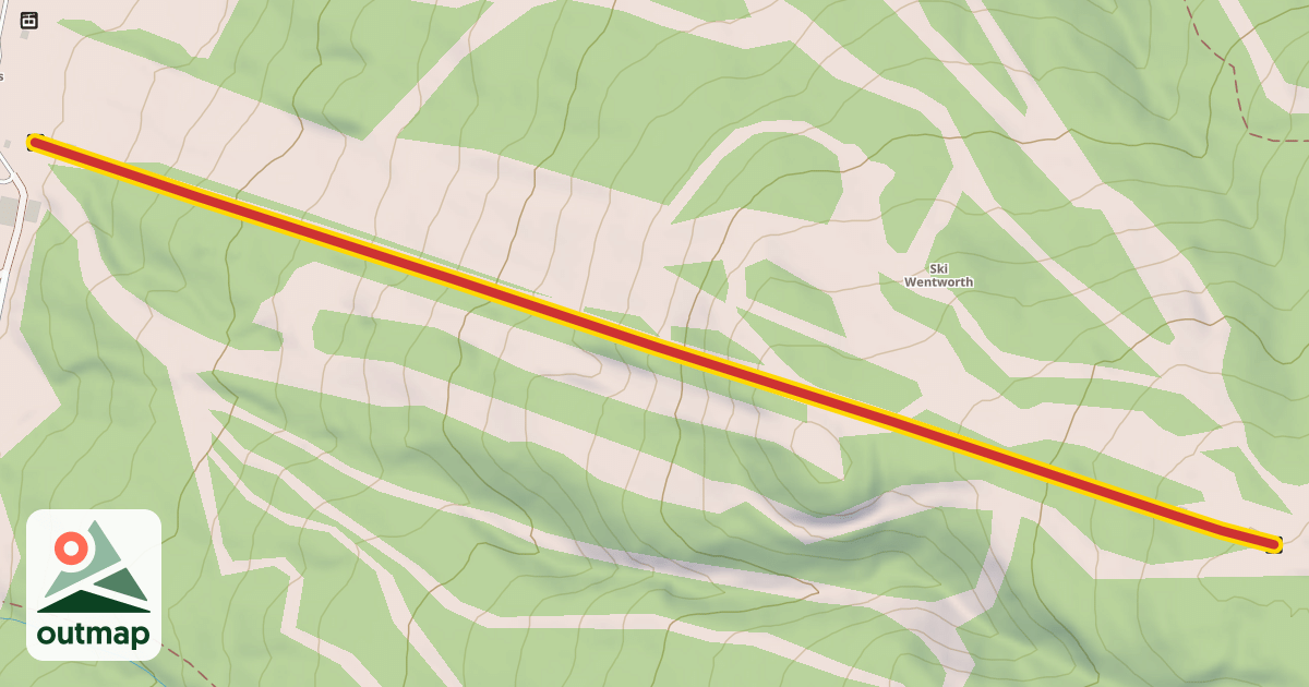 Map of T-bar