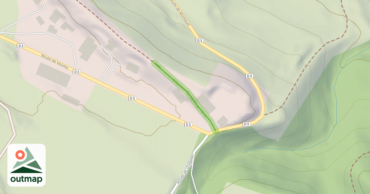 Map of Chemin de la Charrière