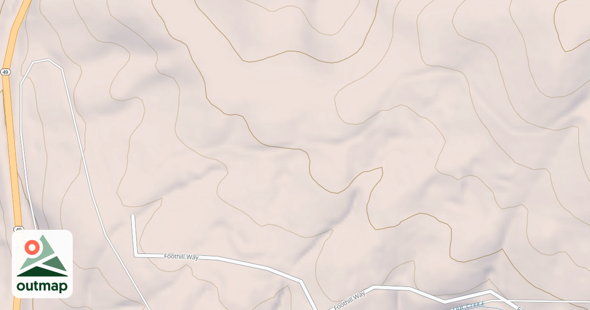 Map of WILLIAMSON CREEK