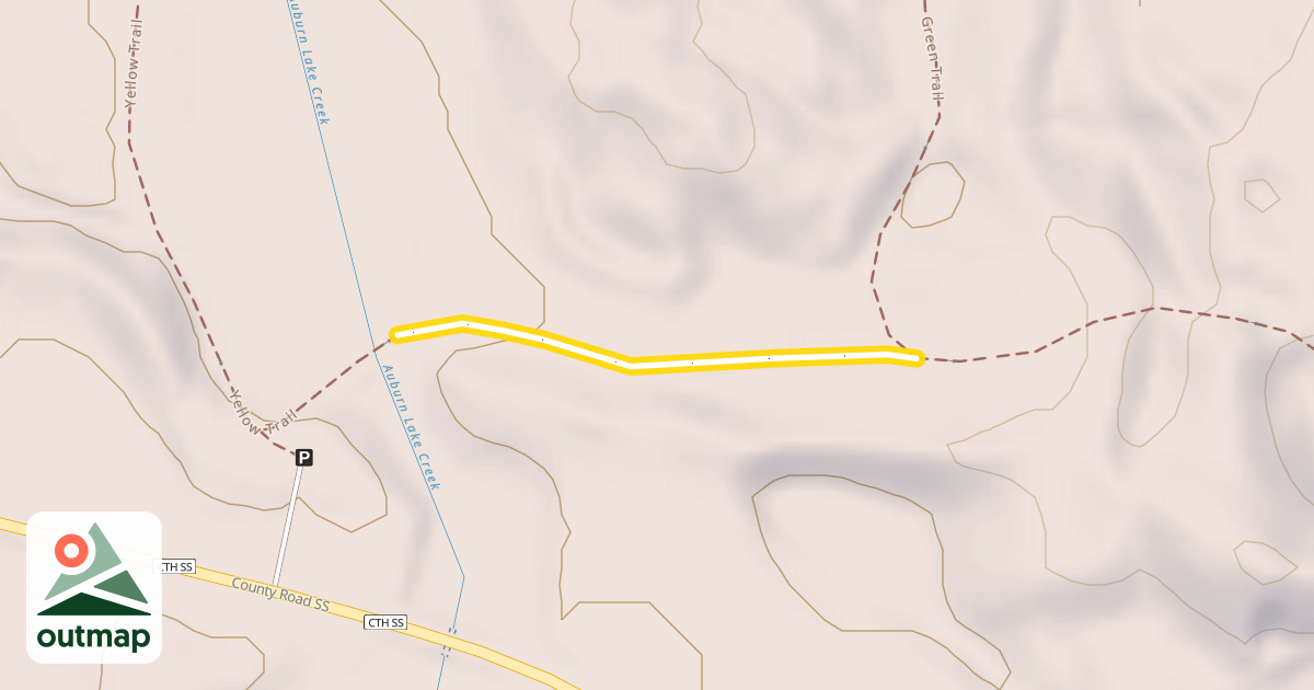Map of Yellow Trail