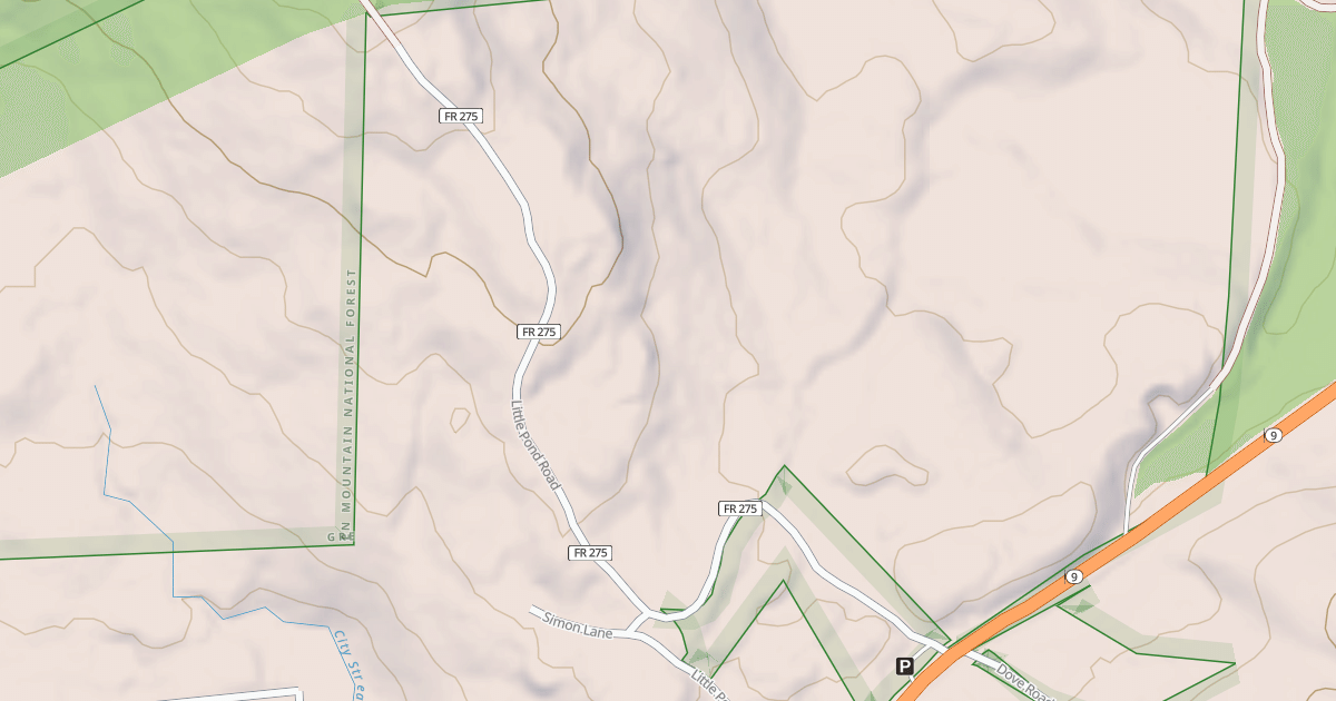 Map preview of Little Pond