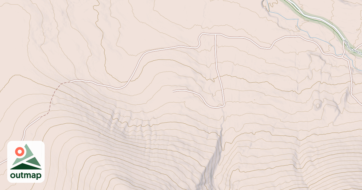 Map of Mt Mitten Snomo