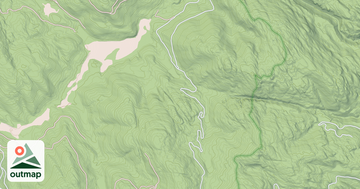 Map of HARVEY CREEK
