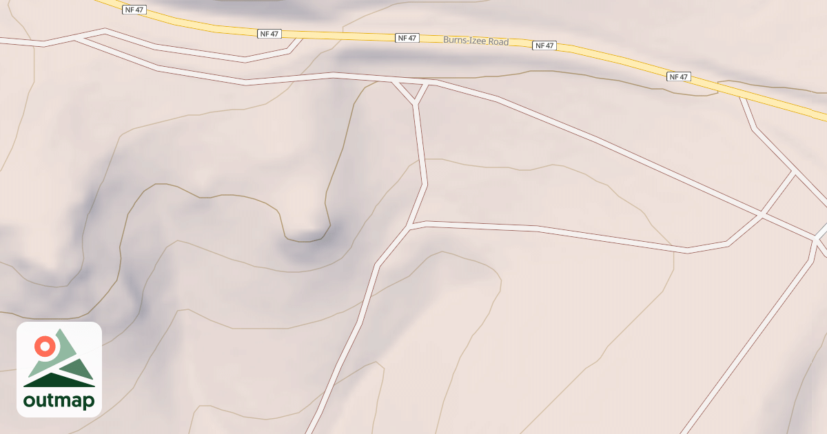 Map of Radar Hill OHV Trails