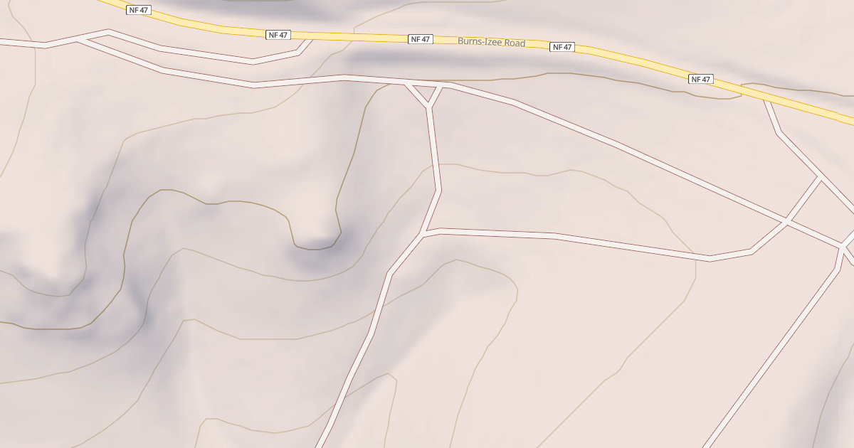 Map preview of Radar Hill OHV Trails